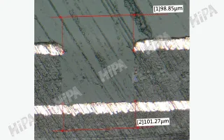 The hole wall is clean and the taper is small