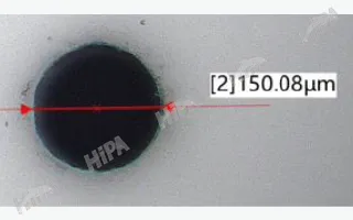 150μm aperture