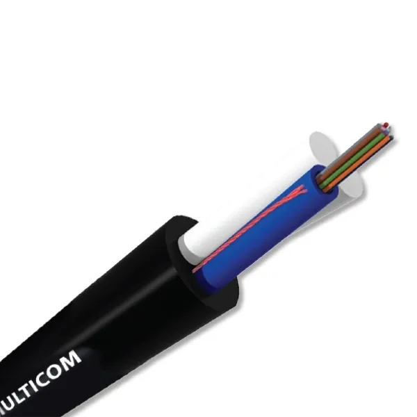 Outdoor optical cable Adss Asu 4 8 12 24 Core Mini Adss Span 80-150m Non Metallic Sm Aerial Fiber Cable