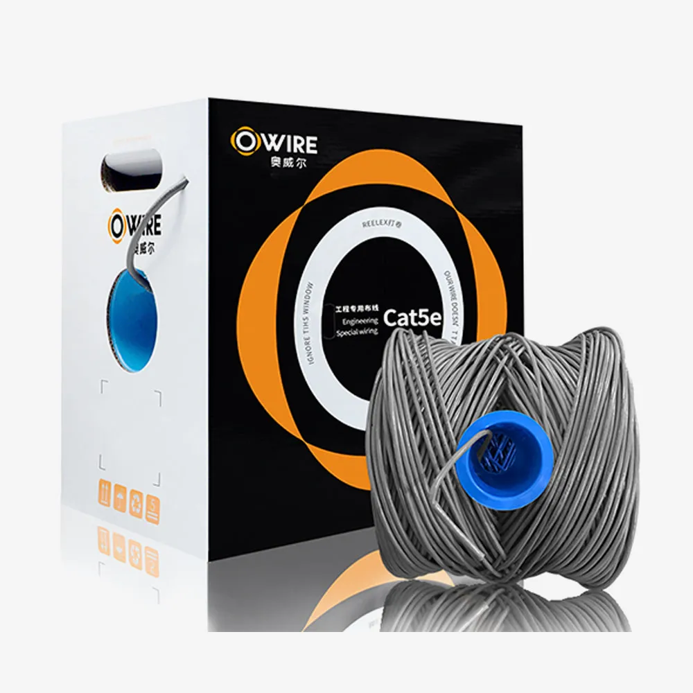 Owire Solid Cat5e Cable U_UTP 305m Box