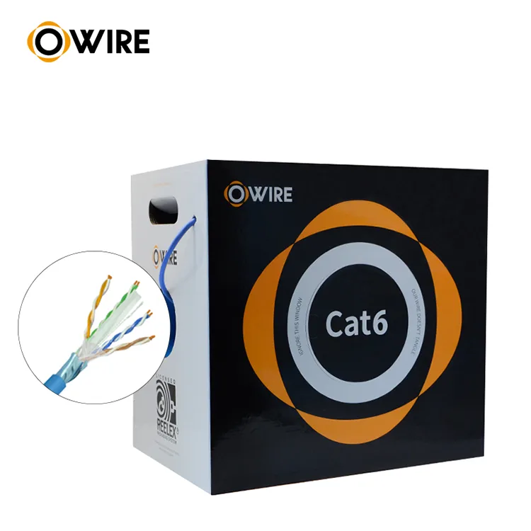 Owire Solid Cat6A Cable FTP 305m Box