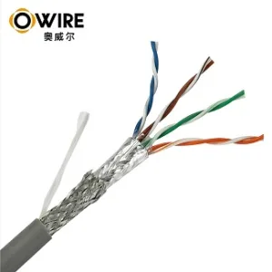Owire Solid 26awg enhanced indoor Cat5e Cable S/FTP 305m Box