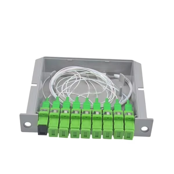 1x8 SM Passive 900um G.657A Fiber SC/APC PLC Splitter - Owire