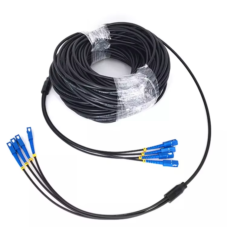 Armored LC SC FC ST APC UPC PATCH CORD Drop Cable Fiber Patch Cord - Owire