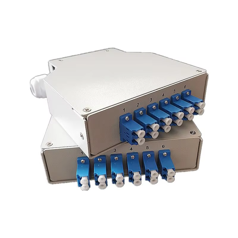 6 port simplex LC Fiber optic terminal enclosure Box - Owire