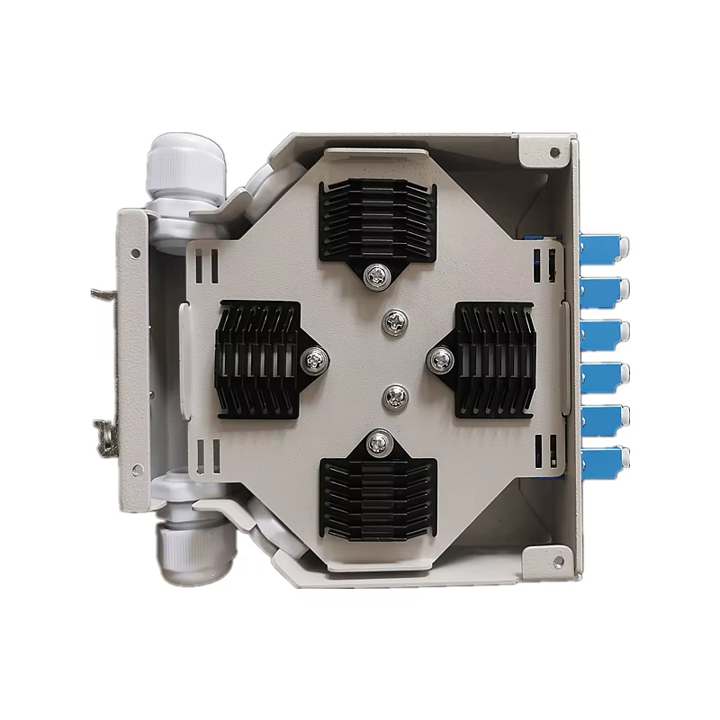6 port simplex LC Fiber optic terminal enclosure Box - Owire