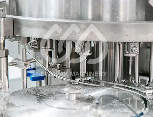 DXGF8-8-3 PET Glass Bottle Carbonated Soft Drinks Beer Filling Machine Machine To Make Carbonated Soft Drinks 2