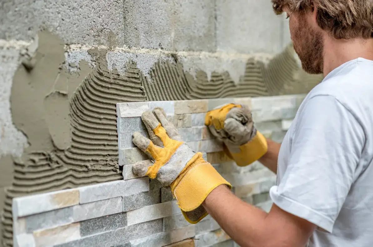Cellulose ether Tiling_Application_with_Mortar