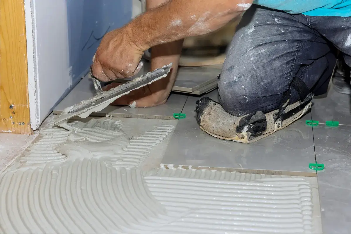 Ceramic Tile Adhesive Application