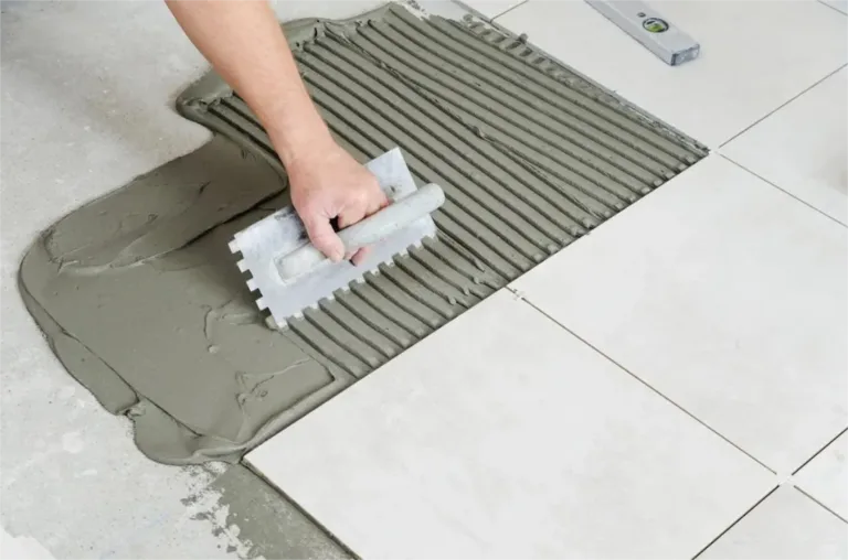 tile-adhesive-application-process