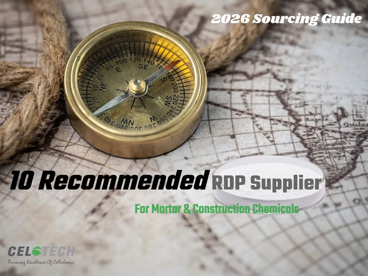2026 सोर्सिंग गाइड में मोर्टार और निर्माण रसायनों के लिए 10 अनुशंसित आरडीपी आपूर्तिकर्ता