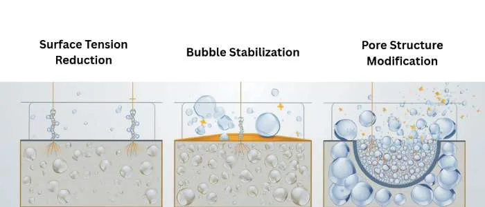 air-entraining agents working principle
