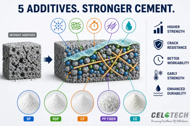 Celotech Five Cement Additives to Boost PSI