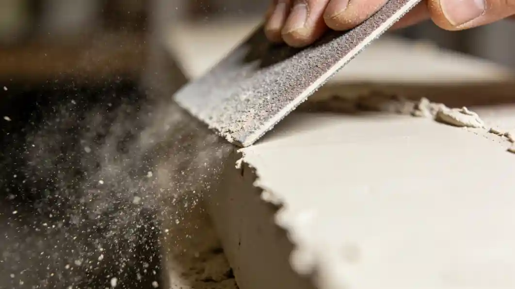 Oefening met muurvuller