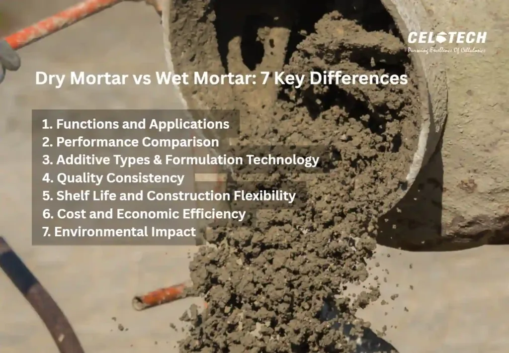 Dry Mortar vs Wet Mortar 7 Key Differences