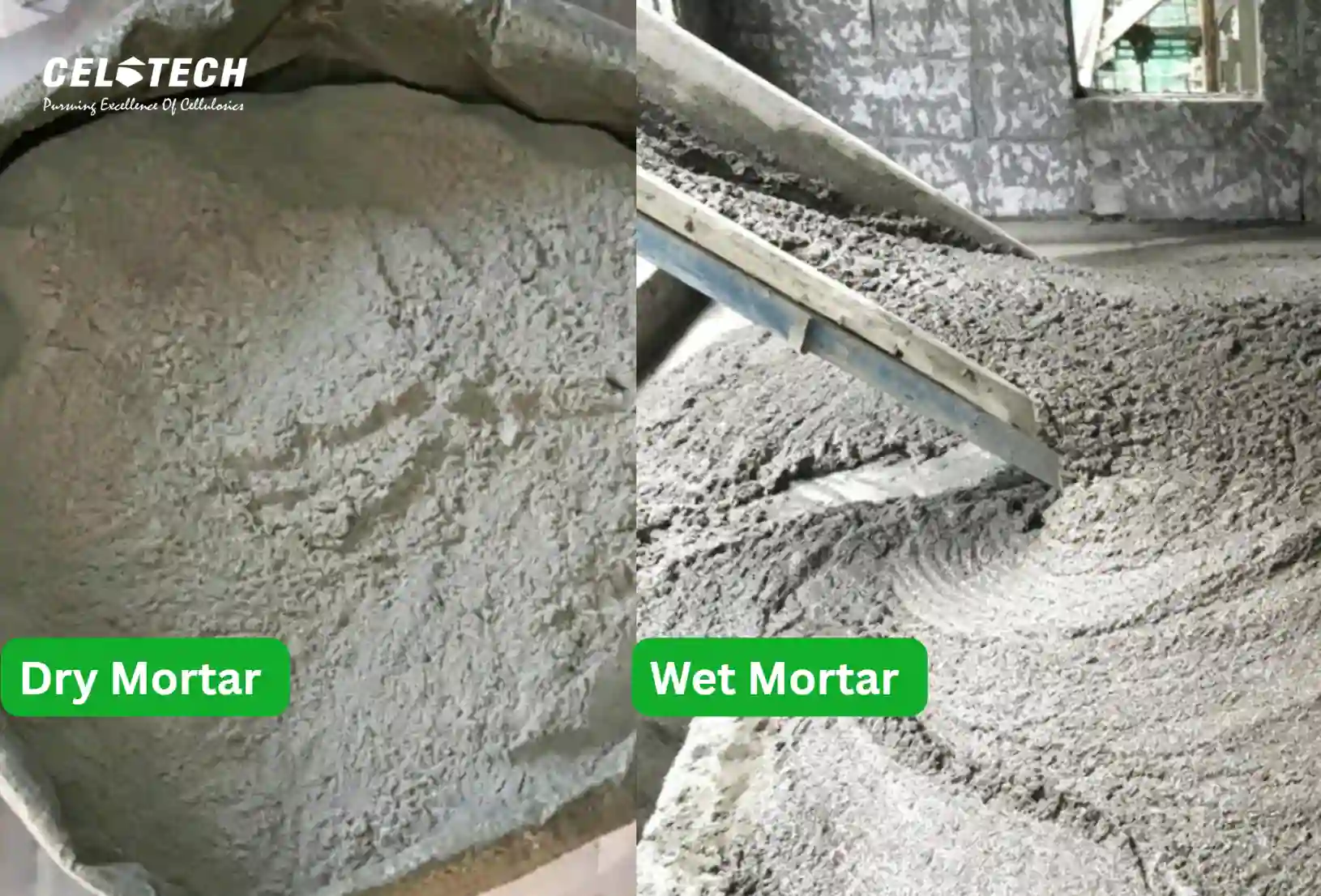 dry mortar vs wet mortar