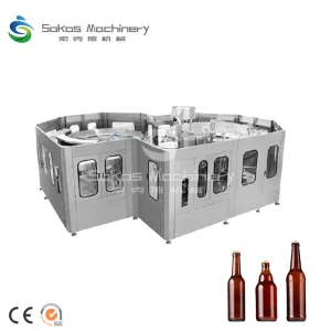 máquina de llenado de refrescos carbonatados