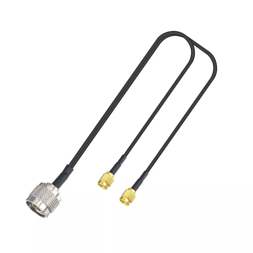 N Male to SMA Male*2 Cable